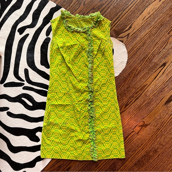 Vintage 1960s Tropical Shift Dress - Picture 1 of 9